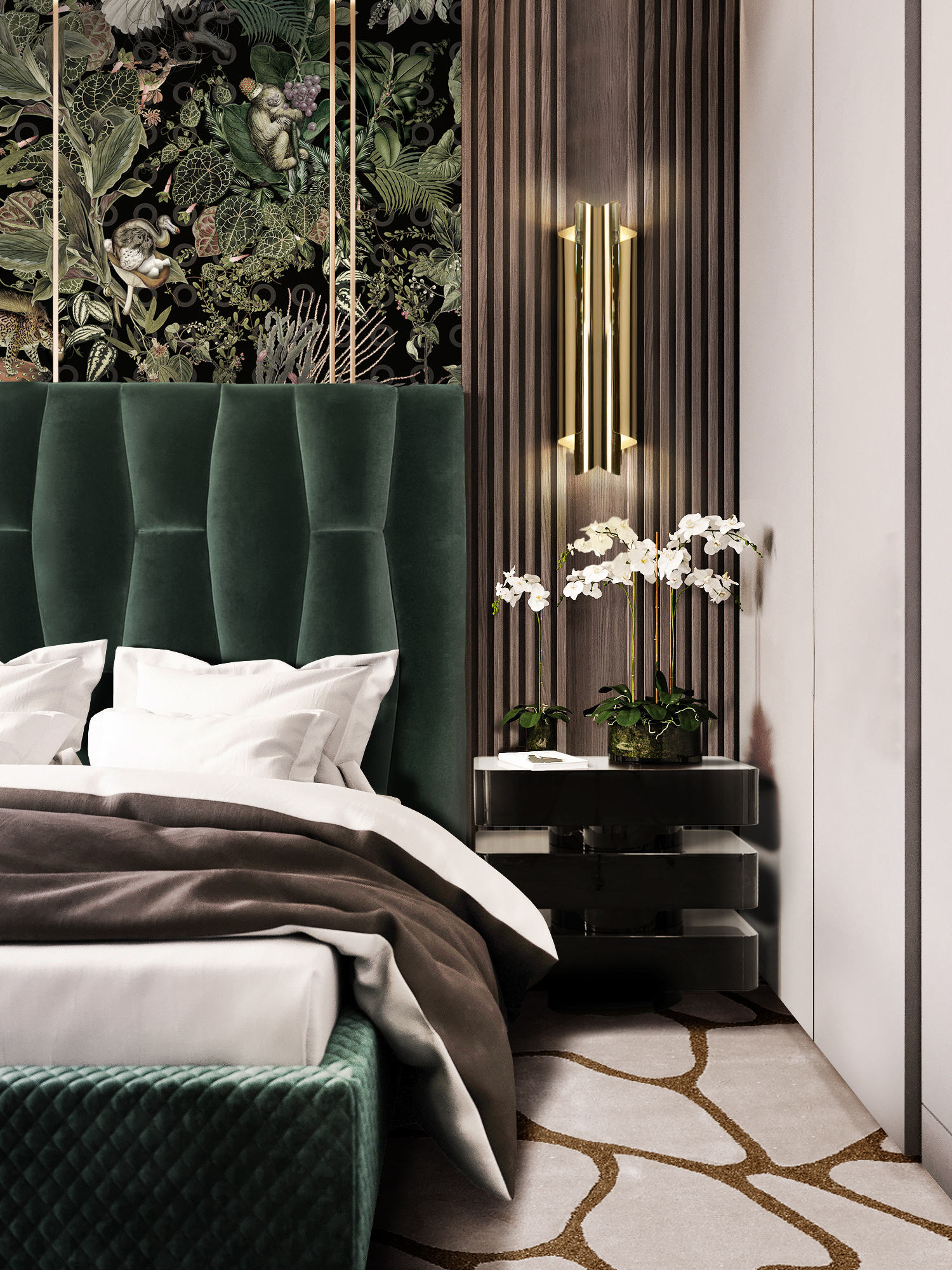 Stylish Lighting Ideas for Key Rooms in Your Home stylish lighting ideas Stylish Lighting Ideas for Key Rooms in Your Home BB SHINTO BEDSIDE TABLE CYRUS WALL copy 1