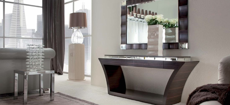 Modern console tables with storage