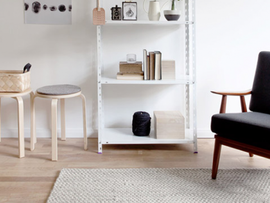 Berlin apartment furnished with Sarah Van Peteghem vintage Danish seats