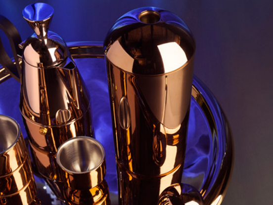 New copper coffee set designed by Tom Dixon