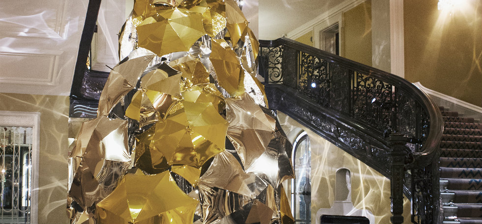 Claridges Christmas tree 2015 by christopher bailey