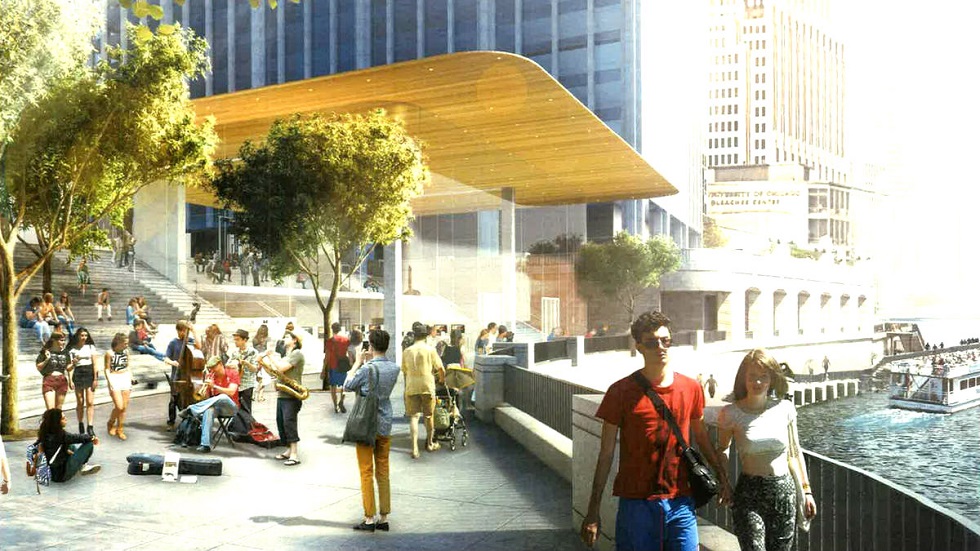 New Apple Store in Chicago by Foster + Partners