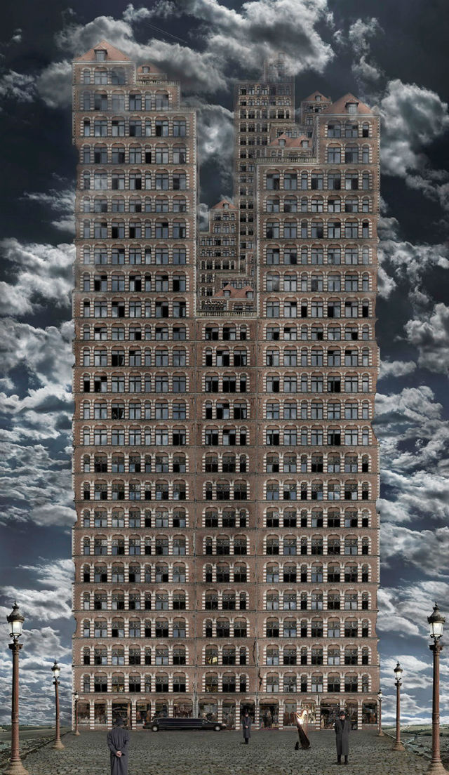 Architectural Design Series Of Babels By Jean-François Rauzier (5)