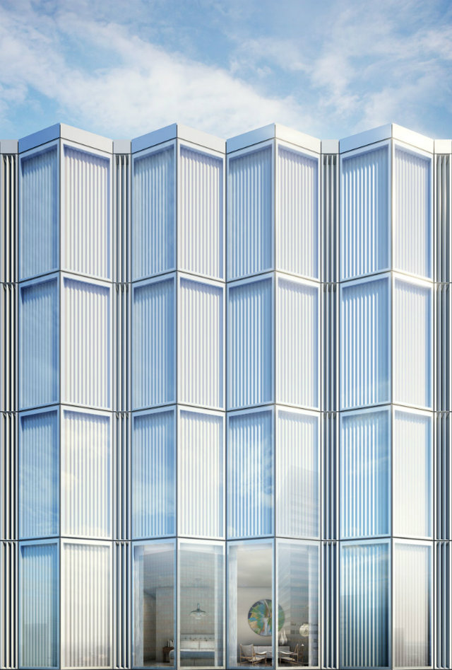 to preserve the smooth appearance of the facade, opening vents in the glazing flap is positioned inwards
