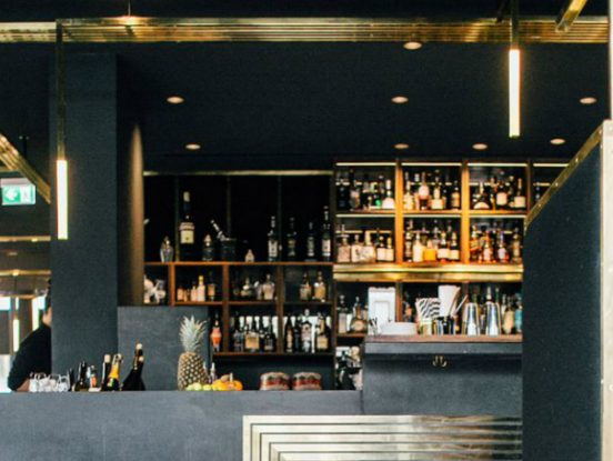 Brass lines making success in Modernist Herzog Bar & Restaurant München