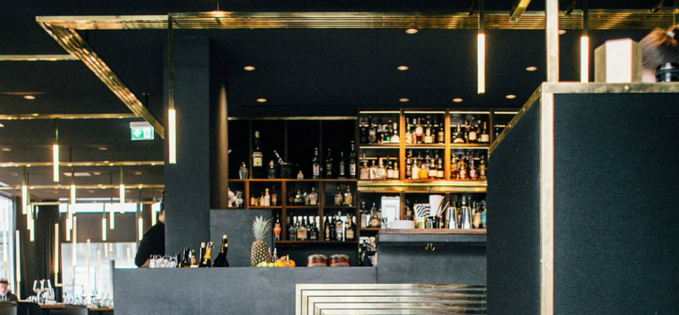 Brass lines making success in Modernist Herzog Bar & Restaurant München