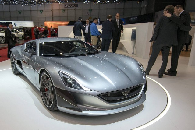 Car exhibition at the Salon of Madrid
