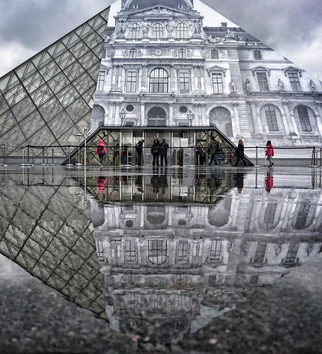 Artist JR Transforms The Musée du Louvre With Optical Illusion (3)