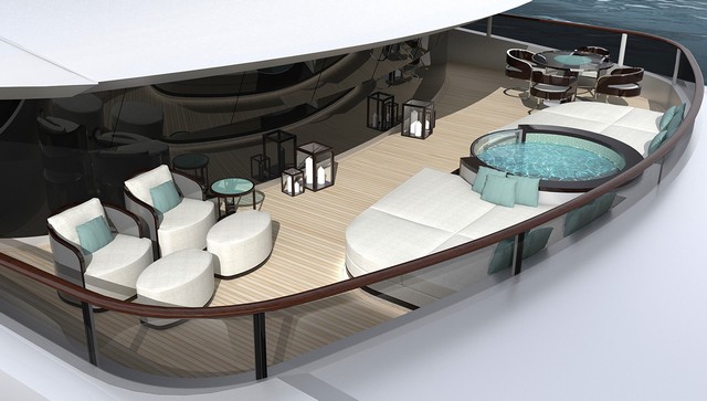 Colosseum one of the world's most luxurious yachts