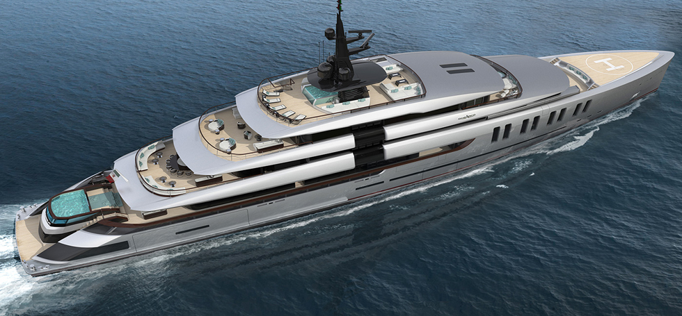Colosseum one of the world's most luxurious yachts