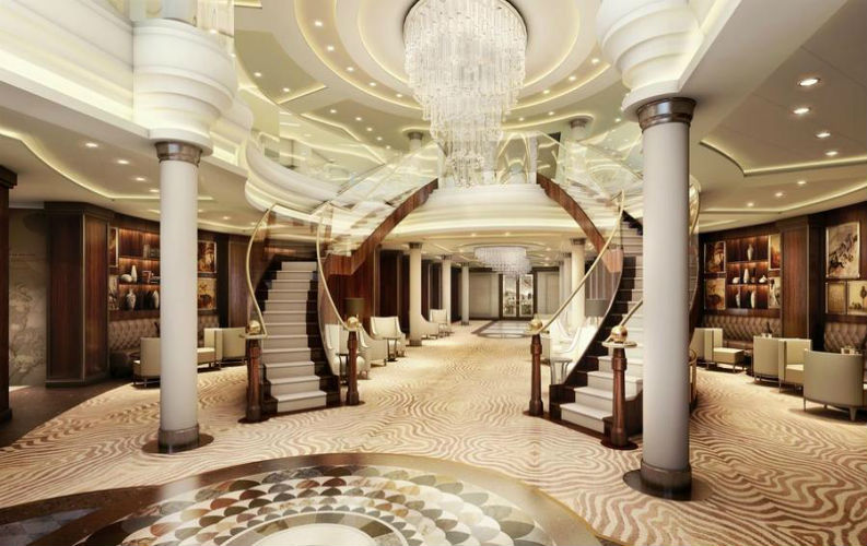 The launching of the Seven Seas Explorer2