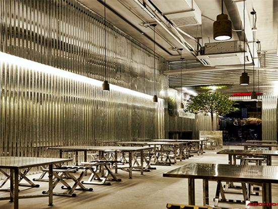 Regular ramen shop transformed into a modern design BBQ bar by Robot3
