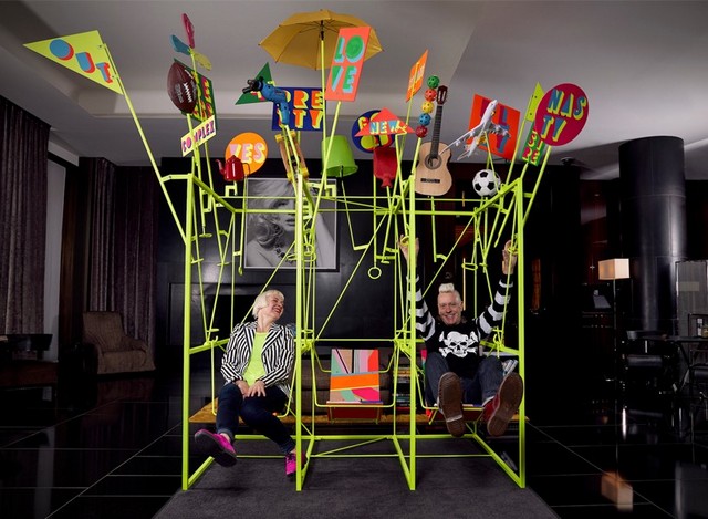 Morag Myerscough & Luke Morgan collaboration for Bulgari London Hotel
