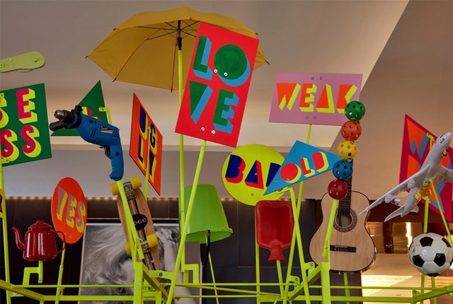 Morag Myerscough & Luke Morgan collaboration for Bulgari London Hotel