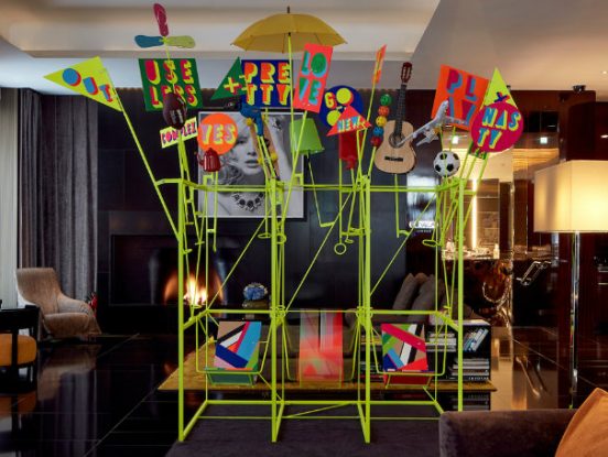 Morag Myerscough & Luke Morgan collaboration for Bulgari London Hotel