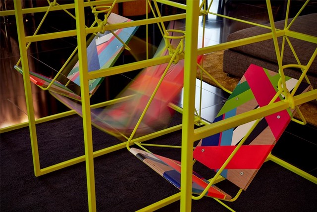 Morag Myerscough & Luke Morgan collaboration for Bulgari London Hotel