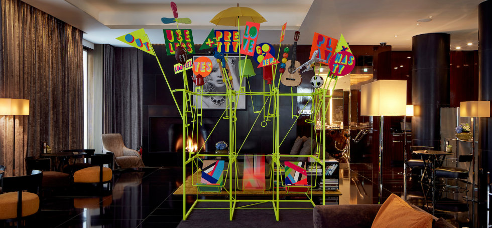 Morag Myerscough & Luke Morgan collaboration for Bulgari London Hotel