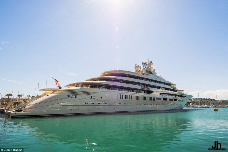 German company Lürssen delievers world's largest yacht