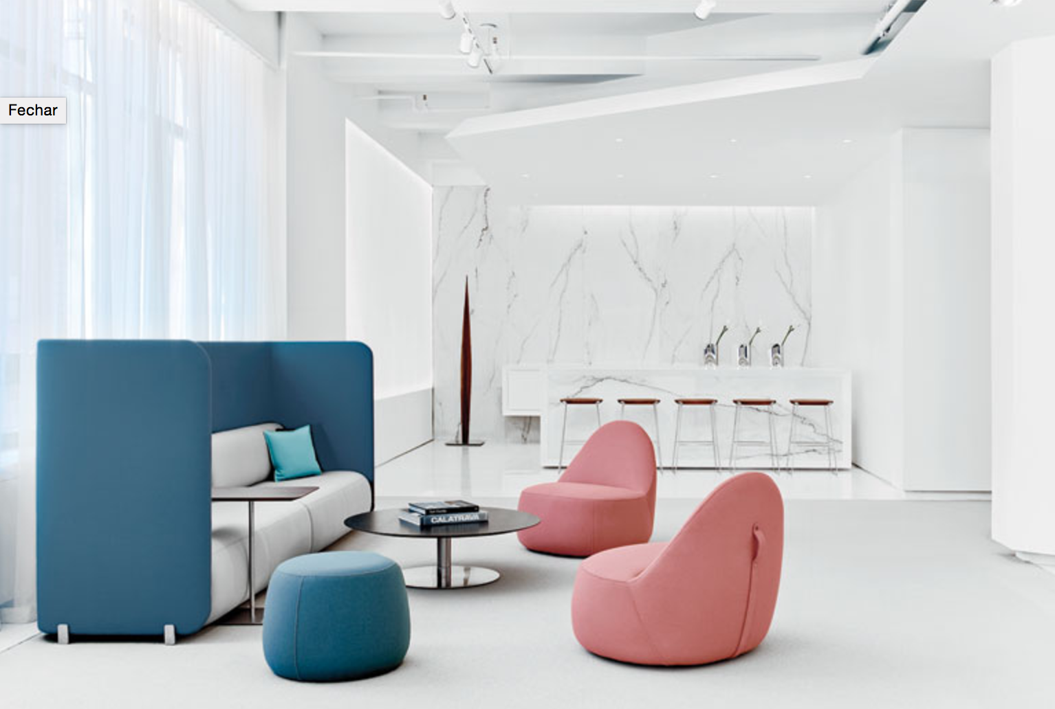 Bernhardt Design’s showroom by Rottet Studio