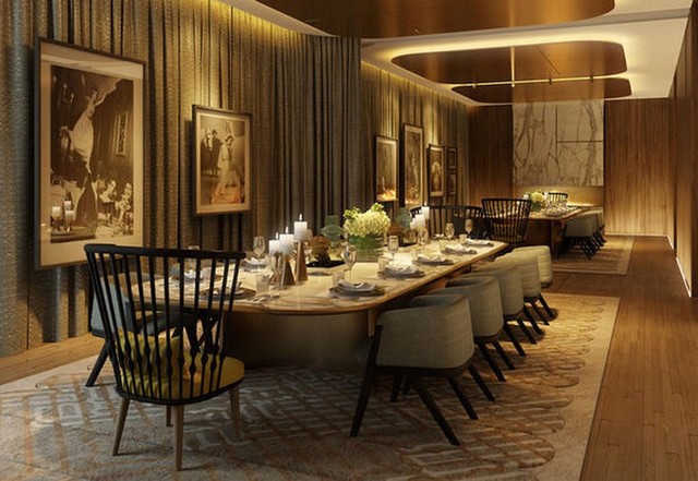 modern dining room,contemporary lighting