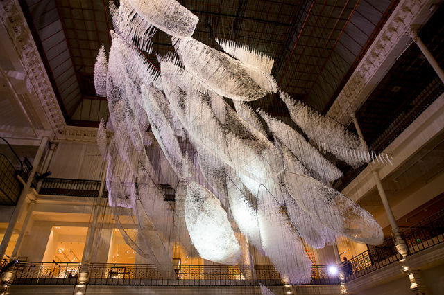 Suspended Boats Inside Le Bon Marché Department Store in Paris (5)