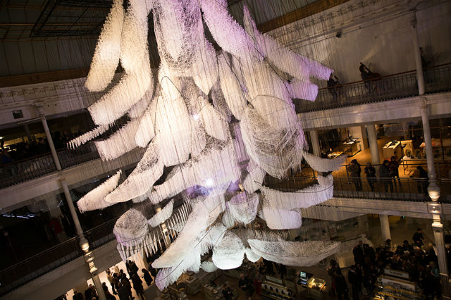 Suspended Boats Inside Le Bon Marché Department Store in Paris (6)