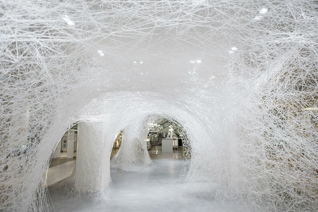 Suspended Boats Inside Le Bon Marché Department Store in Paris (7)