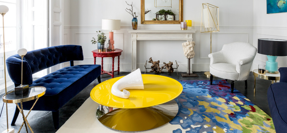 MOONGATA Showroom: New Colorful Design Project Featured by BRABBU