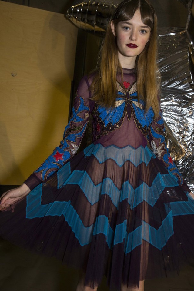 Faces From The Backstage Of London Fashion Week 2017