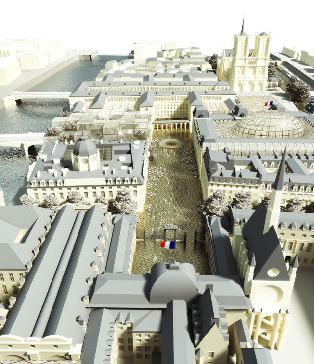 Dominique Perrault + Philippe Bélaval Aim to Revive Paris’ Île de la Cité (3)