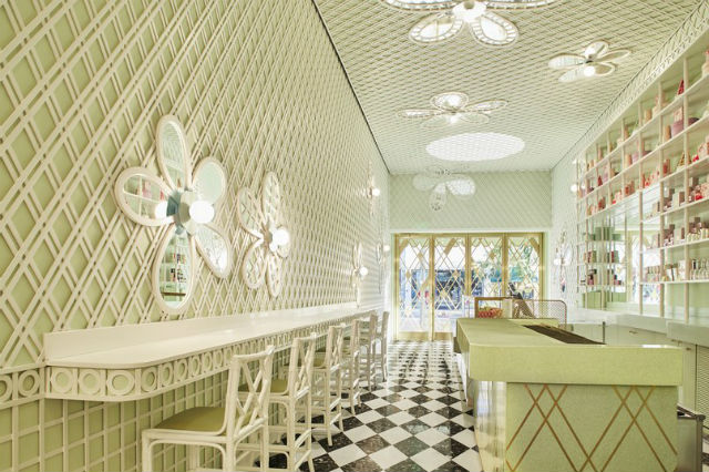Inside the New Beverly Hills Café Designed by India Mahdavi