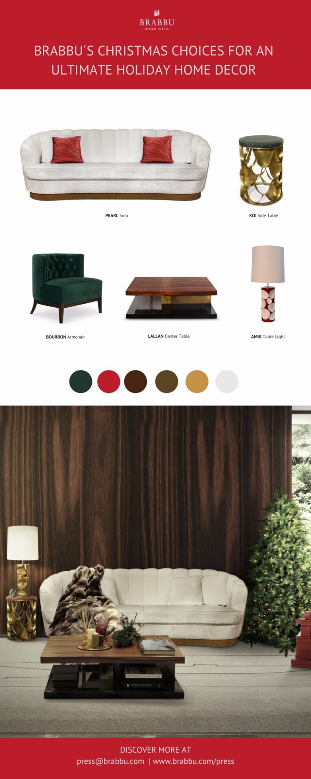 BRABBU´s Christmas choices for an ultimate Holiday Home Decor