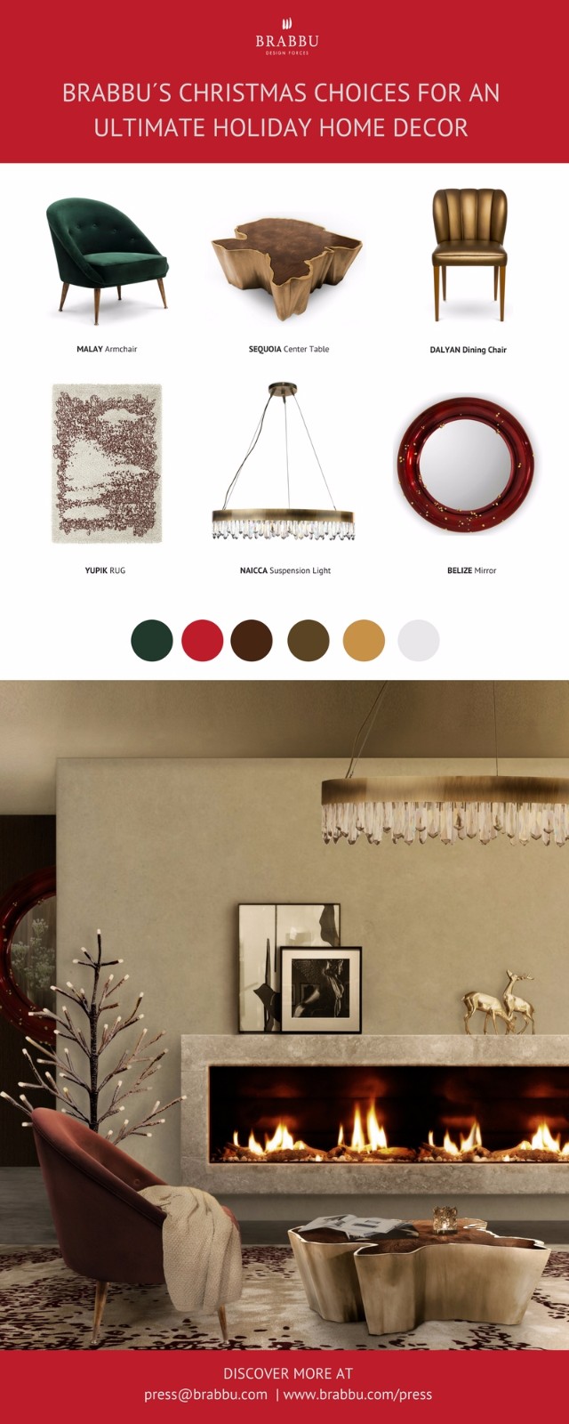 BRABBU´s Christmas choices for an ultimate Holiday Home Decor