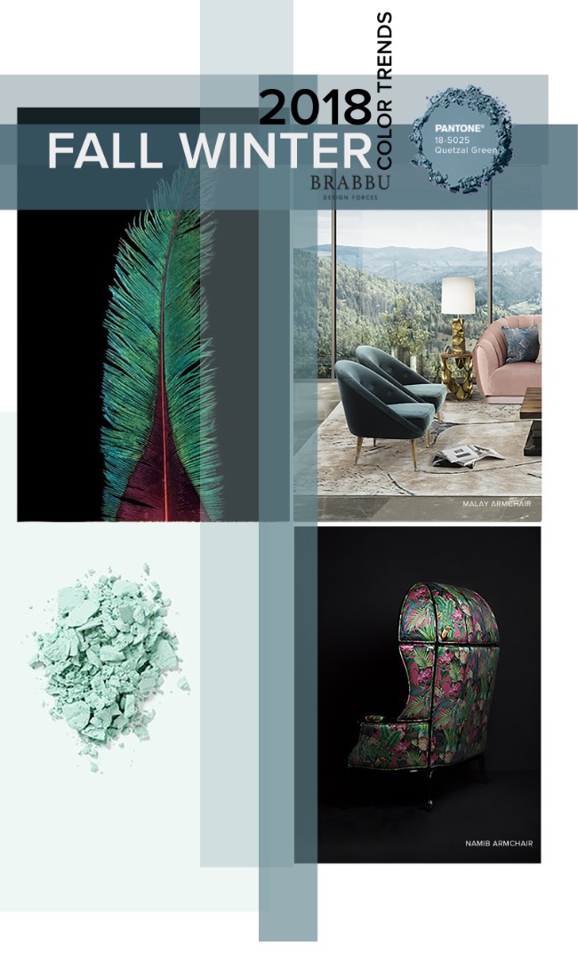 Fall Winter 2018_The Colours Unveiling New Home Decor Trends_Quetzal Green