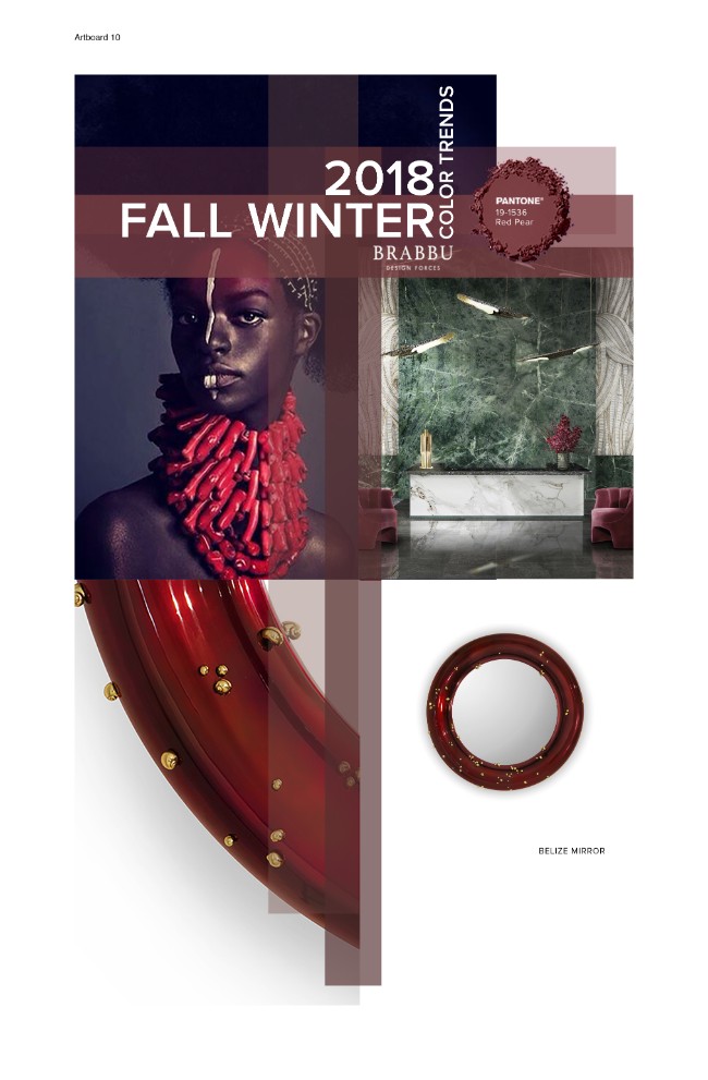 Fall Winter 2018_The Colours Unveiling New Home Decor Trends_Red Pear