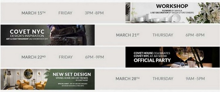 Covet NYC Workshop Luxury Flowers And Set Decoration