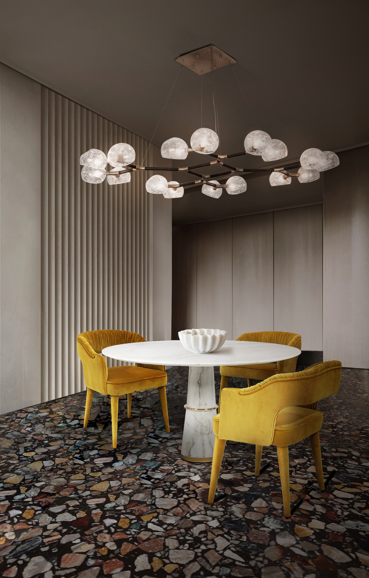 STOLA Dining Chair; Dining Chair; Upholstery; Modern; Sophistication; Elegance; Classiness; Comfort; Fierceness; BRABBU; Design; Furniture