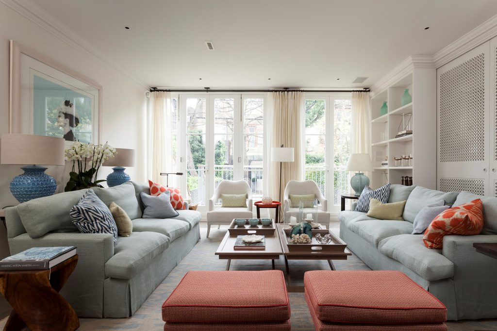 Sophisticated House in Central London with BRABBU´s Armchairs