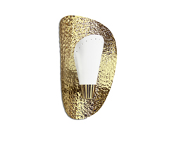 ARUNA Wall Light Contemporary Lighting Design by BRABBU fulfils your modern home decor through its hammered brass.