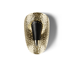 ARUNA Wall Light Contemporary Lighting Design by BRABBU fulfils your modern home decor through its hammered brass.