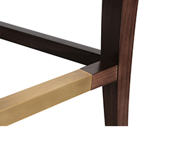 BOURBON Bar Chair Mid Century Design by BRABBU is a velvet bar stool with a mystical soul.