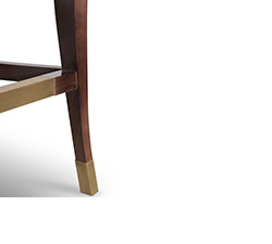 BOURBON Counter Stool Mid Century Design by BRABBU is a velvet bar stool with a mystical soul.