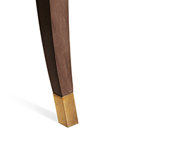 BOURBON Dining Chair Mid Century Design by BRABBU is a velvet bar stool with a mystical soul.
