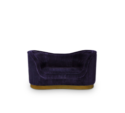 DAKOTA Single Sofa Bespoke Furniture by BRABBU is a velvet sofa that will be the comfort fortress of your living room set.