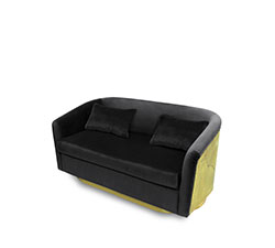 EARTH Velvet Sofa Modern Design by BRABBU brings the movement and the rhythm of the world to a modern home décor.