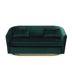 EARTH Velvet Sofa Modern Design by BRABBU brings the movement and the rhythm of the world to a modern home décor.
