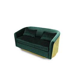 EARTH Velvet Sofa Modern Design by BRABBU brings the movement and the rhythm of the world to a modern home décor.
