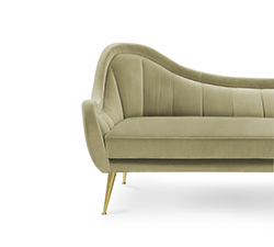HERMES 2 Seat Sofa Modern Contemporary Furniture by BRABBU  is the result of a message that travelled through time.
