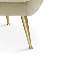 HERMES 2 Seat Sofa Modern Contemporary Furniture by BRABBU  is the result of a message that travelled through time.