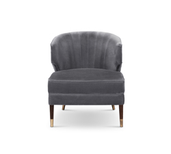 IBIS Armchair Mid Century Design by BRABBU is a velvet bar stool with a mystical soul.